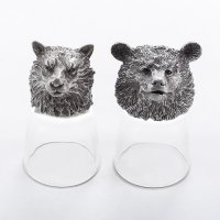 R-94702 Набор из 2 стопок-перевертышей Медведь и Волк