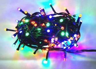 Гирлянда светодиодная нить 100 LED, мульти 10 метров  