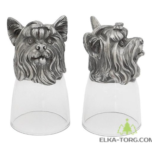 R-94803 Набор из 2 стопок-перевертышей Собака Йорк