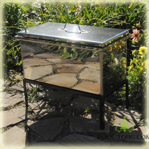 Коптильня Дачный Сезон Двина круглая крышка  