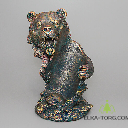 Подставка под вино Медведь 17*15.2*26см Вес: 1,5 кг. 