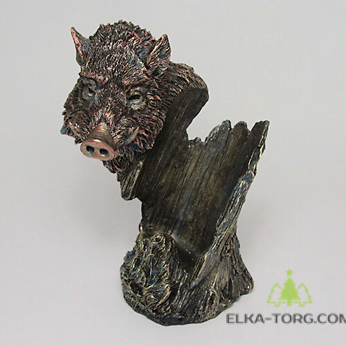 Подставка под вино Кабан 17*15.2*26см Вес: 1,5 кг.   