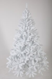 Искусственная ель CRYSTAL TREES Соренто жемчужная 150 см       