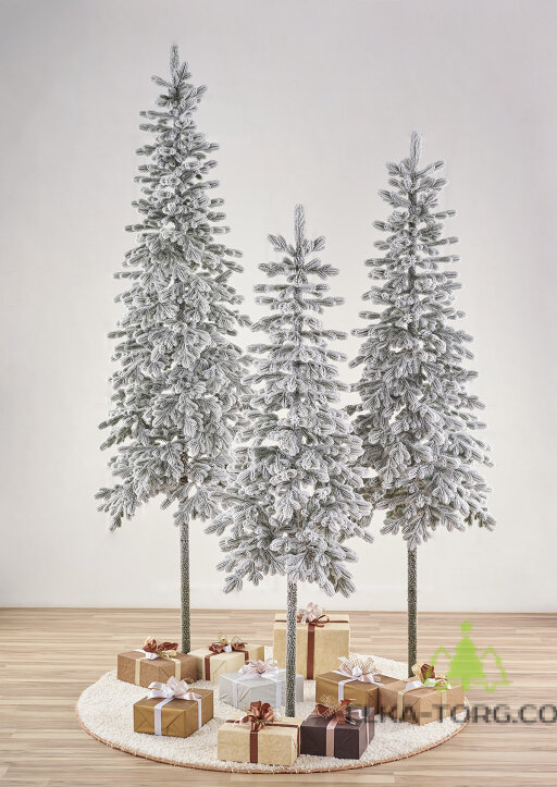 Елка искусственная литая заснеженная Королева Тянь Шаня 1.8 м