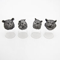 R-95161 Набор из 4 стопок-перевертышей Хищники