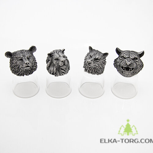 R-95161 Набор из 4 стопок-перевертышей Хищники
