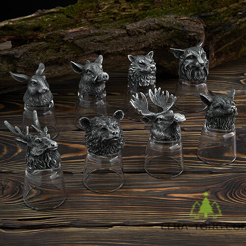 R-94699 Набор из 8 стопок-перевертышей Удачной охоты