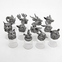 R-91002 Набор из 12 стопок-перевертышей Животный мир