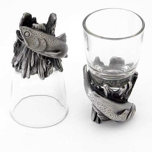 R-94997Набор из 2 стопок-перевертышей Форель