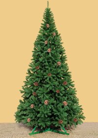 Искусственная елка Империал с шишками интерьерная стволовая ПВХ 2.5-8 м   