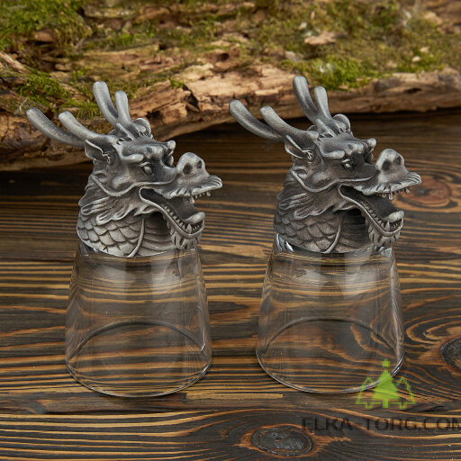 СУПЕР ЦЕНА Набор из 2 стопок-перевертышей Дракон 