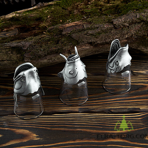 R-95679 Набор из 3 стопок-перевертышей Рыбак