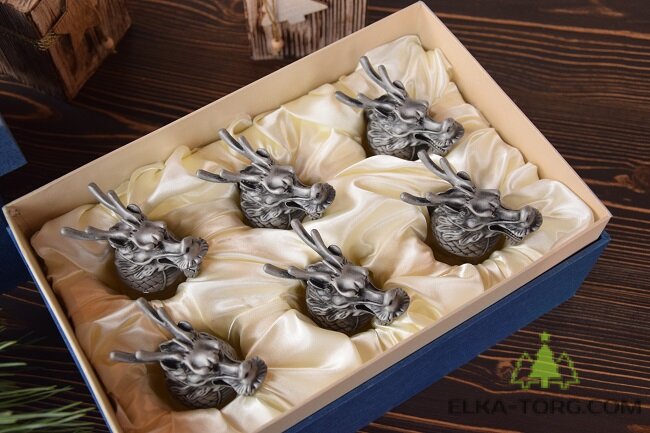  Набор из 6 стопок-перевертышей Дракон