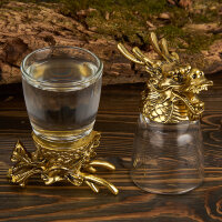 Набор из 2-х стопок-перевертышей &quot;Дракон&quot;, 24K Goldplated, 50мл/стопка