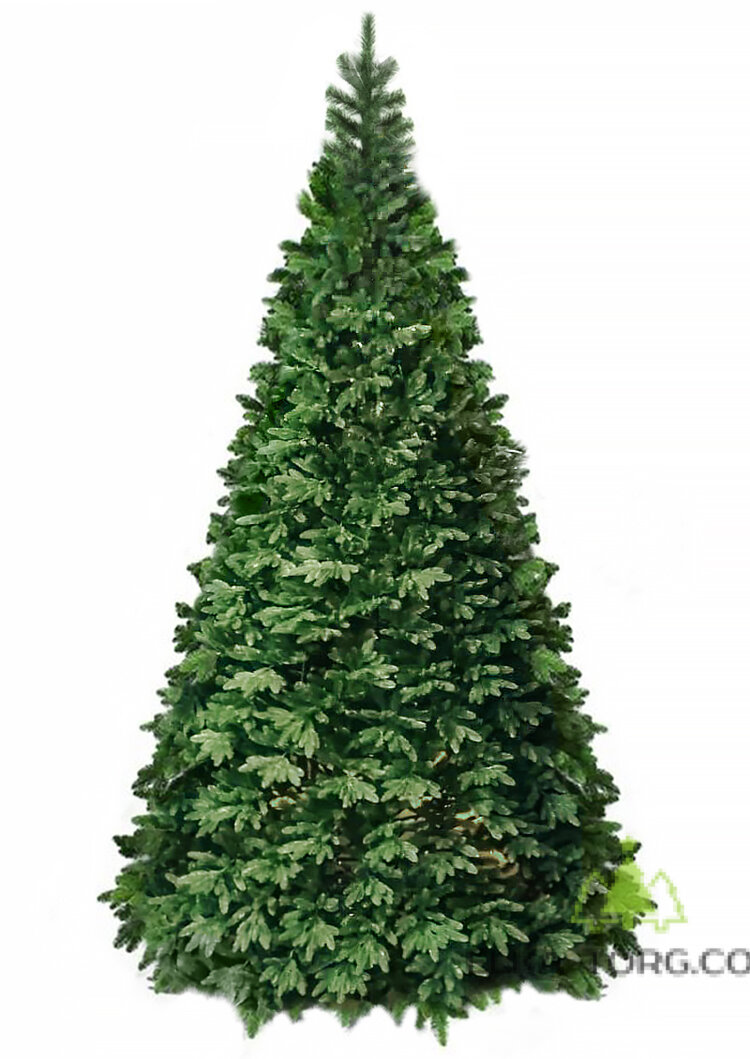 Искусственная елка Байкальская 4м литая+пвх