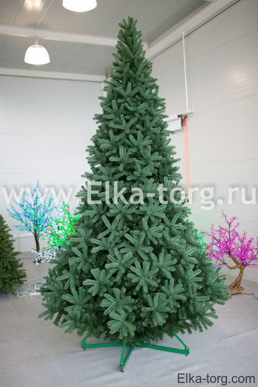 Искусственная ель Green Trees Европейская литье + ПВХ 5 м   