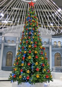 Искусственная елка Виктория уличная стволовая ПВХ 4-15 м  