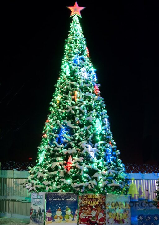 Искусственная елка Виктория уличная стволовая леска 4-15 м   