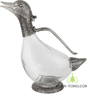 Графин "Утка" для вина , пр-во "REGENT" 750мл, 26*11*26 см