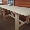 Стол из массива дерева  198*94*75 см.