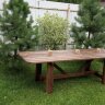 Стол из массива дерева 2500*94*75 см. 