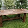 Стол из массива дерева 2500*94*75 см. 