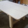 Стол из массива дерева 2500*94*75 см. 