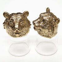 M-95007 Набор из 2 стопок-перевертышей Тигр Goldplated