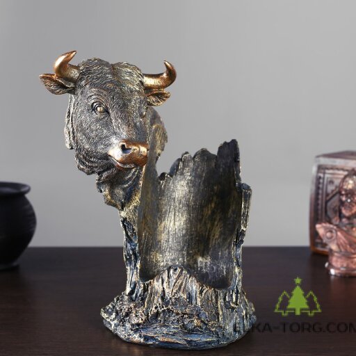  Подставка под вино Бык 17*15.2*26см упаковка: полиформа 