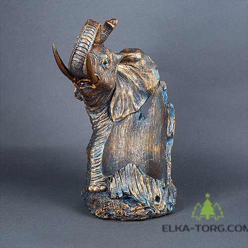 Подставка под вино Слон 16.5*15.2*26смВес: 1,5 кг.