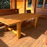 Стол из массива дерева 240*120*75 см.  