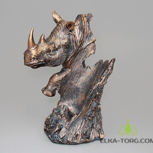 Подставка под вино Носорог 17*15.2*26см Вес: 1,5 кг.