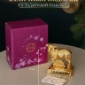 Символ 2027 года. Овечка на подставке с монеткой и пожеланием 