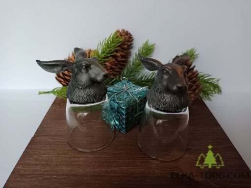 Набор из 2 стопок-перевертышей Заяц