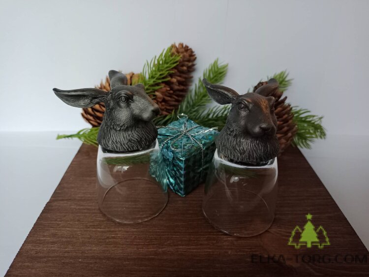 Набор из 2 стопок-перевертышей Заяц