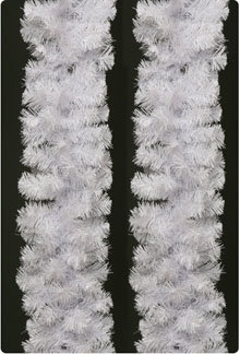 Хвойная гирлянда Ели Peneri белая