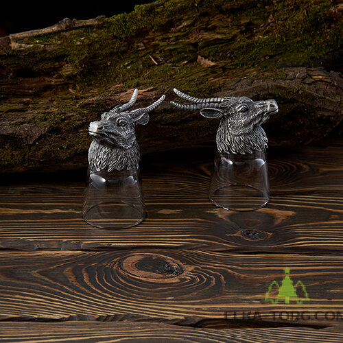 R-50051 Набор из 2 стопок-перевертышей Антилопа