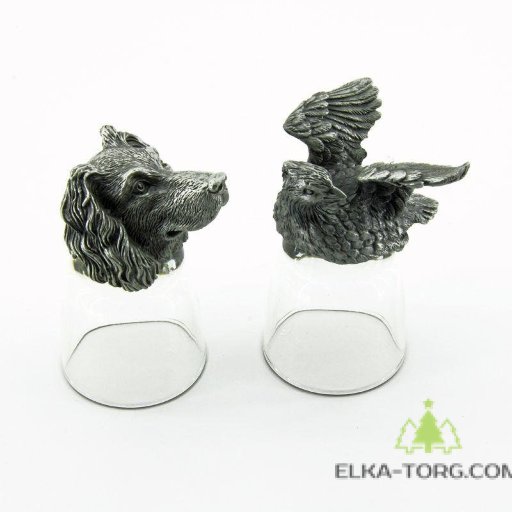 R-94705 Набор из 2 стопок-перевертышей Спаниель и Куропатка