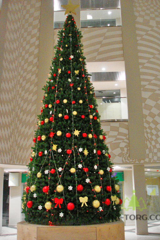 Искусственная елка Виктория уличная каркасная леска 4-15 м