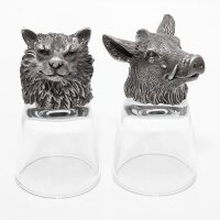 R-94783 Набор из 2 стопок-перевертышей Кабан и Волк