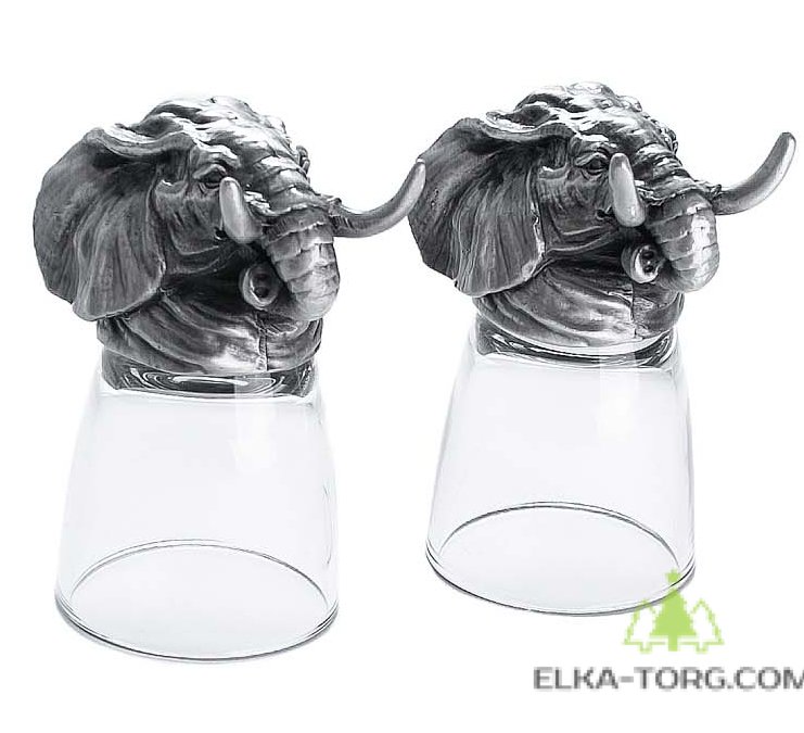 R-50043 Набор из 2 стопок-перевертышей Африканский слон