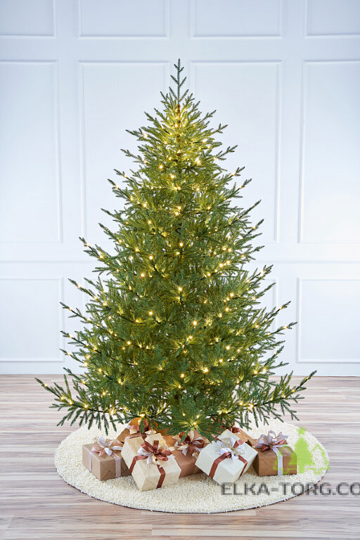  Искусственная елка Max Christmas с лампочками  Лесная симфония 240 см  