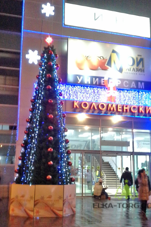 Искусственная елка Виктория уличная каркасная зауженная леска 4-15 м