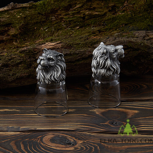 R-50052 Набор из 2 стопок-перевертышей Лев