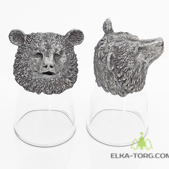 R-50053 Набор из 2 стопок-перевертышей Медведь