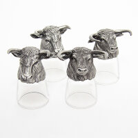 R-95161 Набор из 4 стопок-перевертышей Бык