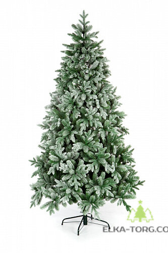 Искусственная ель CRYSTAL TREES МОНССЕРАТ в снегу  210 см